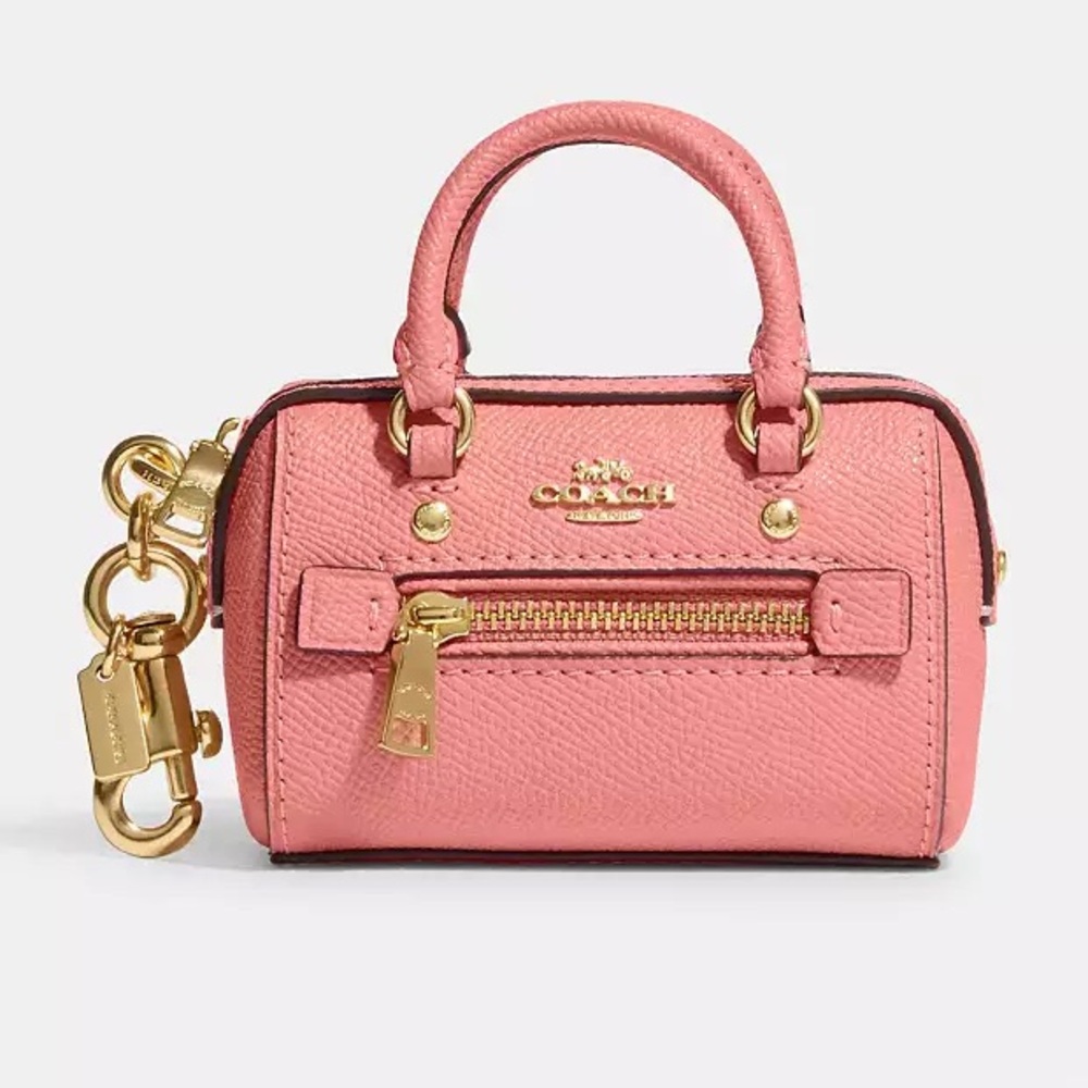COACH Mini Rowan Satchel Bag Charm